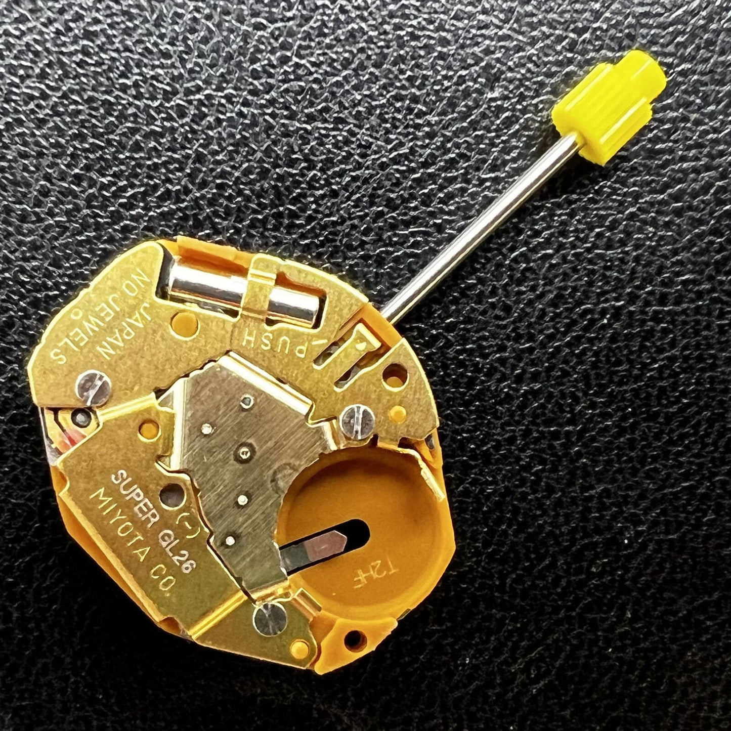 Miyota Golden GL26 quartz movement with 2 hands, precise timekeeping for premium watch accessories.