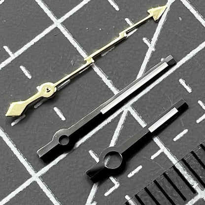 Black trim golden lightning second hand set for NH35 NH36 7S26 7S36 watches