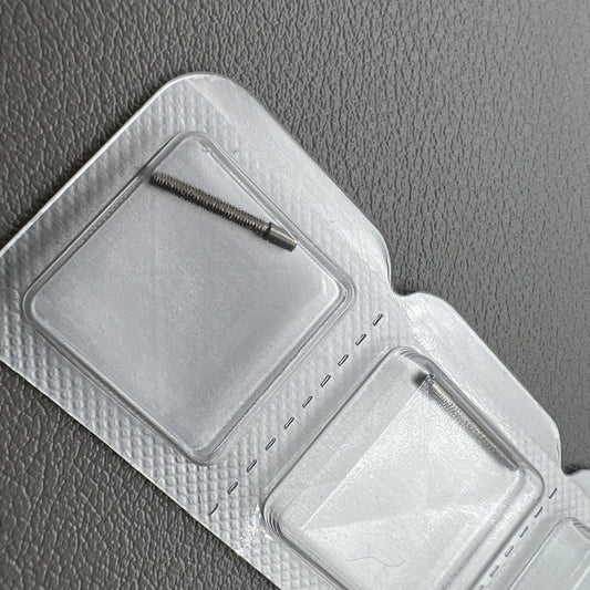 2 Stück Schweizer Edelstahl Verlängerungsstiele 0 9mm auf 1 2mm Adapter