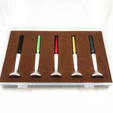 Assortment Of 5 Oilers For Watchamkers Metal Lubricant Precision Oil Pin