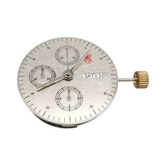 In China hergestelltes 7750-Automatik-Chronographenwerk, Datum, Tag, kleine Sekunde @9, ETA 7750