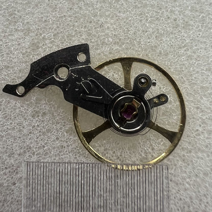 Balance wheel with splint for SHANGHAI 2824 2836 2834 watch movement, precision spare part.
