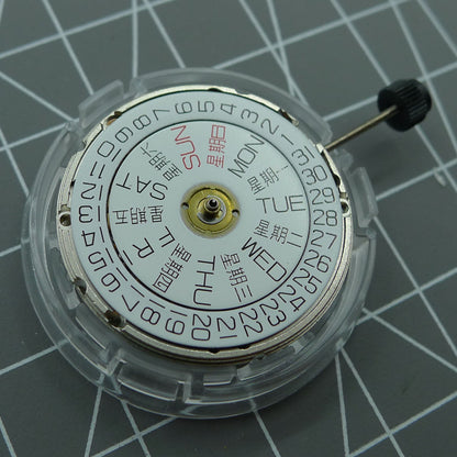 ETA 2846 V8 automatic self-wind watch movement by ETA, Swiss precision mechanism for reliable timekeeping.