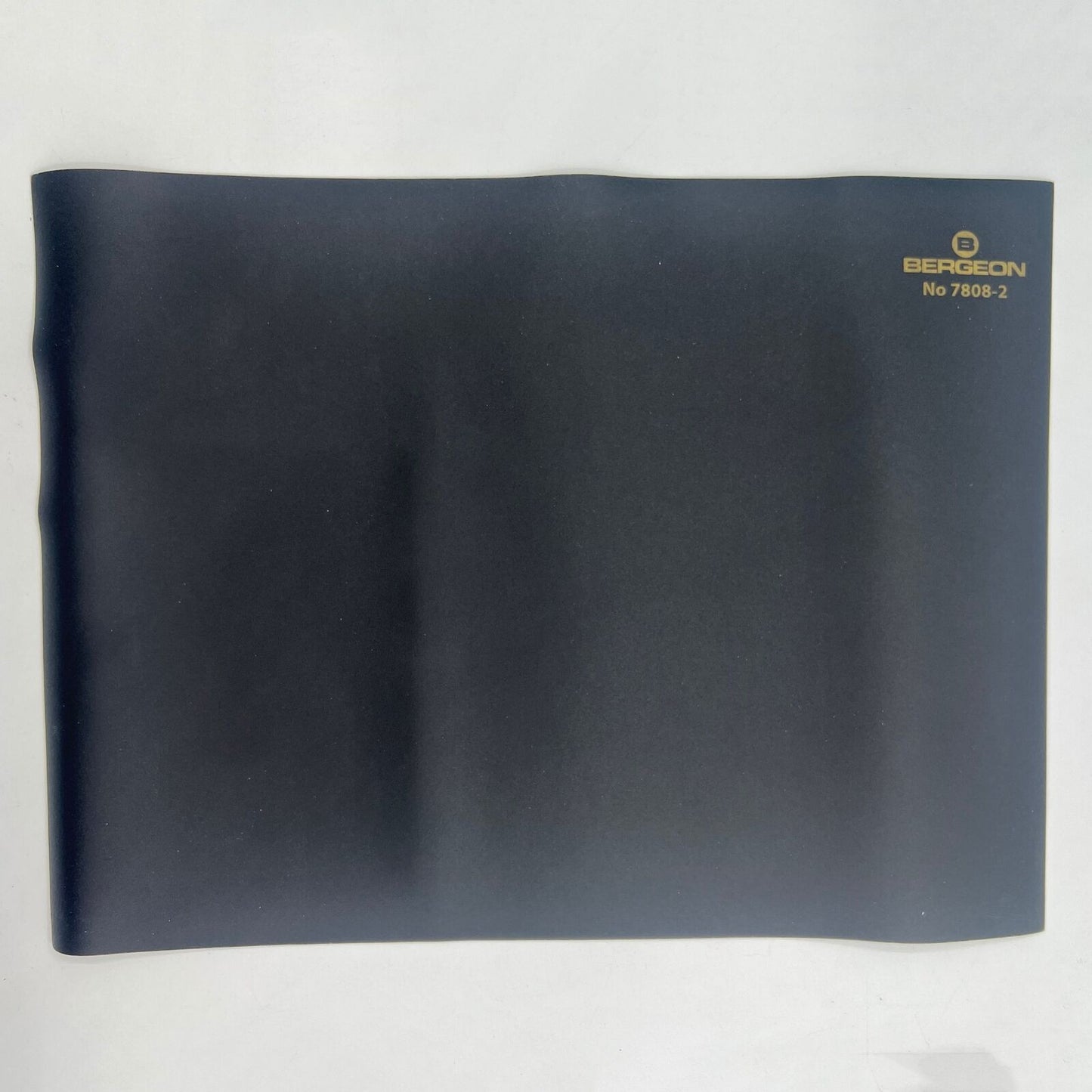 Bergeon 7808-N-01 black anti-skid bench mat, 320x240x2mm, ideal for secure watch repairs and accessories workstations
