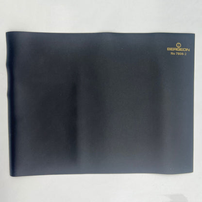 Bergeon 7808-N-01 black anti-skid bench mat, 320x240x2mm, ideal for secure watch repairs and accessories workstations