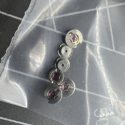 Plate cap jewel for Shanghai 7120 watch movement, precision fit with Generic brand quality.