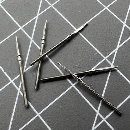 Set of 2 Omega winding stems, compatible with 560, 561, 562, 564, 565 watch movements, for precise repairs.
