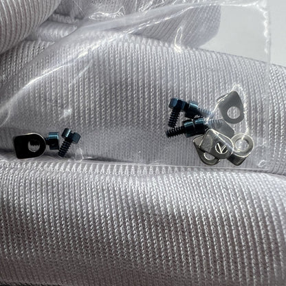 Watch part casing clamp and screws for Seagull ST3600 ETA6497 movement, precision fit accessory.