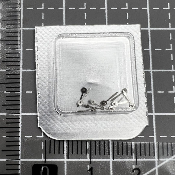 10 PIECES/SET 4mm Silver Small Second Hands for Movement Miyota OS10 OS20