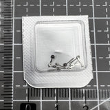 10 PIECES/SET 4mm Silver Small Second Hands for Movement Miyota OS10 OS20