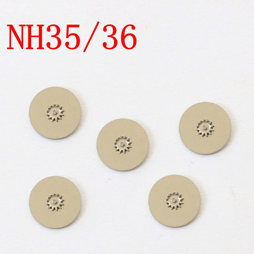 Replacement automatic wheel for NH35 NH36 watch movements, compatible spare part for precise timekeeping.