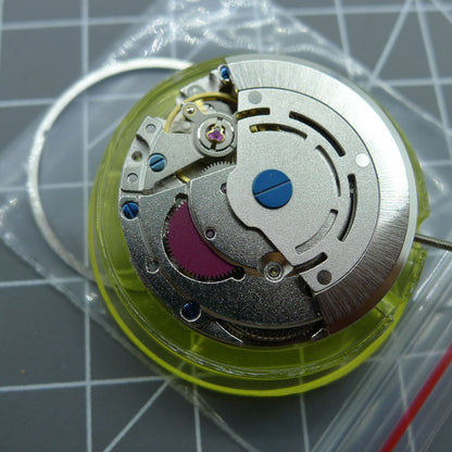 DG2813 silver automatic watch movement with 4 hands and adjustable 24-hour GMT