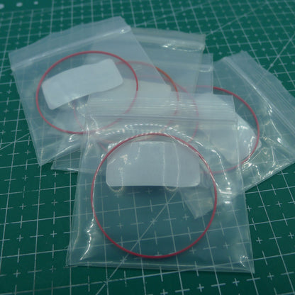Teflon watch gasket O-ring 27-39mm for Tissot T063 T035 1853 T099 T028 T41 models, durable seal replacement.