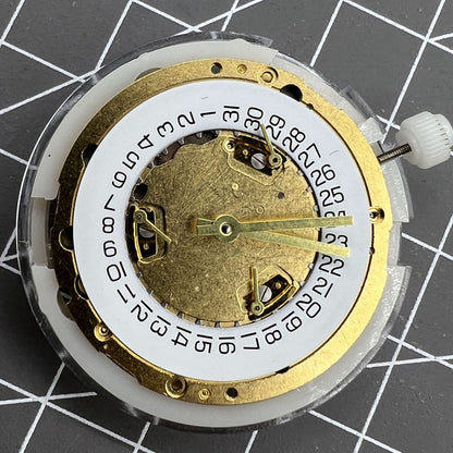 Swiss Made ETA251.272 quartz watch movement with date at 4, precision ETA brand component.