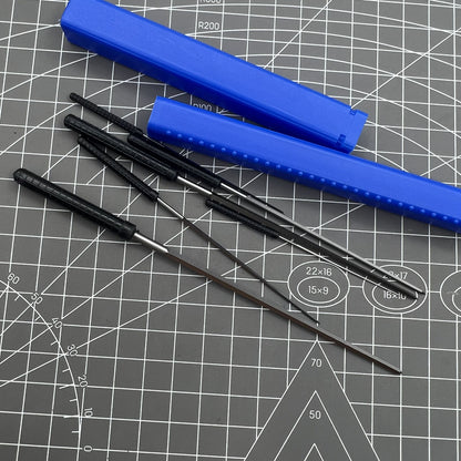 Swiss Horotec MSA02.152 assorted cutting broaches set, precision watch accessory for detailed crafting.