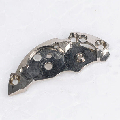 Silver bridge splint set for ETA 2660 watch movement replacement, 3pcs, durable and precise.