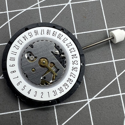Quartz Uhrwerk ISA 330 mit Datumsanzeige bei 6 Uhr, pr�zises Originaluhrwerk f�r Uhrenzubeh�r
