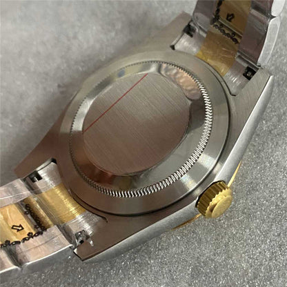 Bracelet de montre 39 mm en verre saphir/boîtier miroir plat pour NH35/NH36