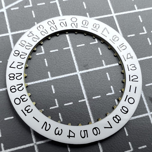 Black Font White Date Disk Wheel for Movement ETA2836 Date At 3