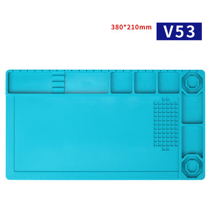 Heat-Resistant Soldering Station Silicon Soldering Watch Repair Mat Work Pad
