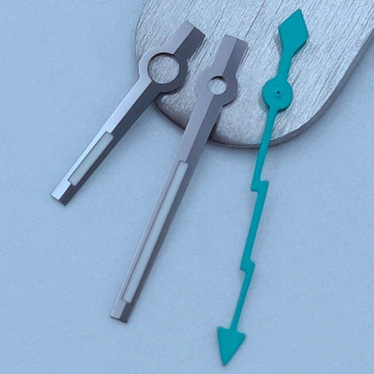 Black trim Tiffany Blue lightning second hand for NH35 NH36 7S26 watch movements