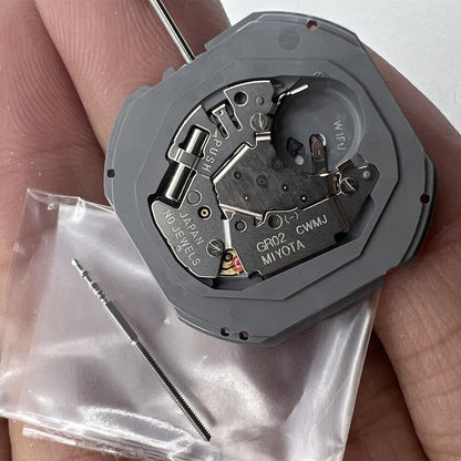 Miyota GR02 Japan quartz watch movement, precise replacement for 1S13, reliable timekeeping accessory