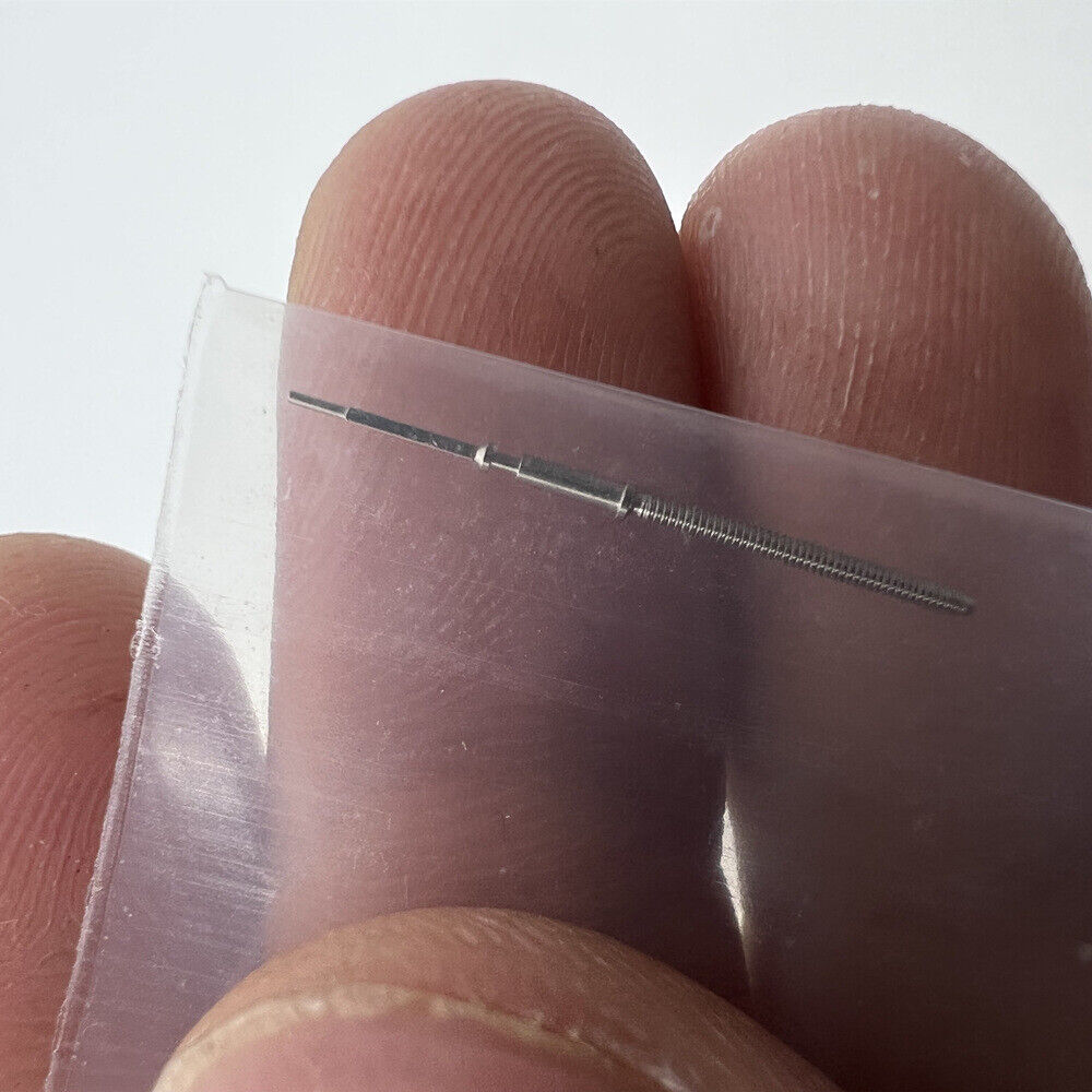 Watch winding stem for Swiss Made Ronda Z50 Z60 movement, durable and precise replacement part.