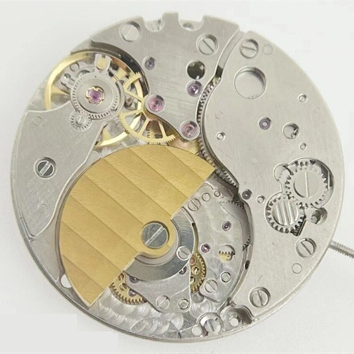 Hangzhou Golden Rotor mechanical single calendar watch movement, precise China-made component for repairs