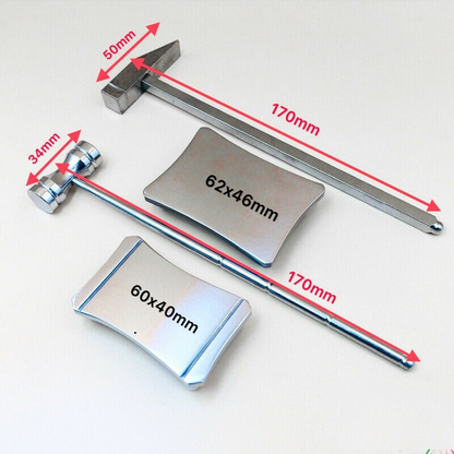 Outil de réparation de maillons de bracelet de montre, marteau en acier avec plaque de base