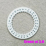 Arabic Date Disk Wheel Crown at 3/ 3.8 for NH35 Automatic Mechanical Movement