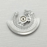 Silver Dragon Carved Rotor Oscillating Weight for NH35 NH36 Movement