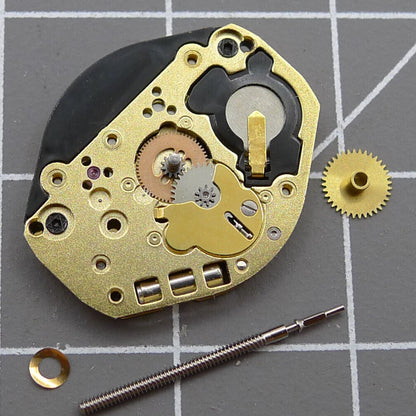 Swiss Made Ronda 1062 quartz watch movement with 2 hands, ideal for precise timekeeping in watch accessories.