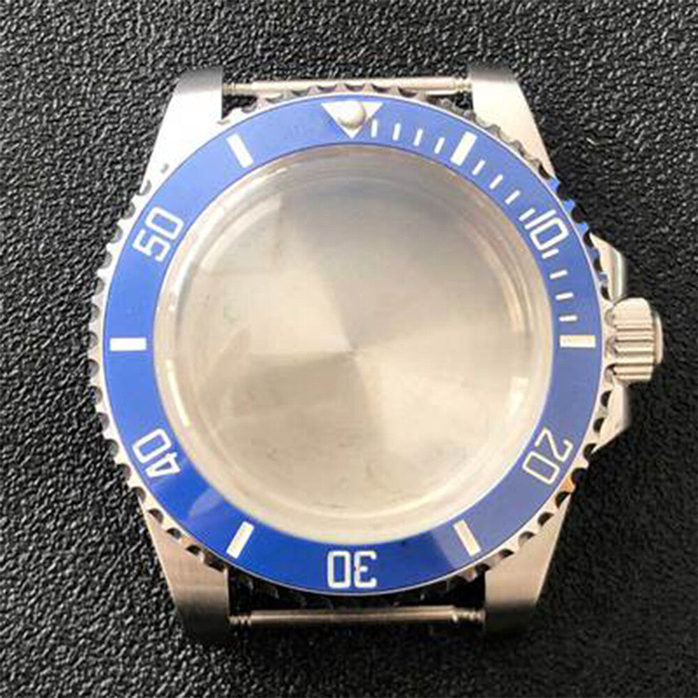 316L Edelstahl Uhrengehäuse SUB Convex Saphirglas 40mm Für NH35/NH36 