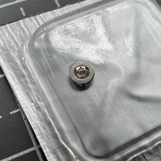 Plate cap jewel for ETA/Seagull 2836/2834/2824 movements, precision fit by Generic brand.