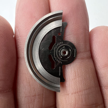 Rotor oscillating weight for NH35 NH36 watch movement, OEM precision part enhancing Seiko timepieces.