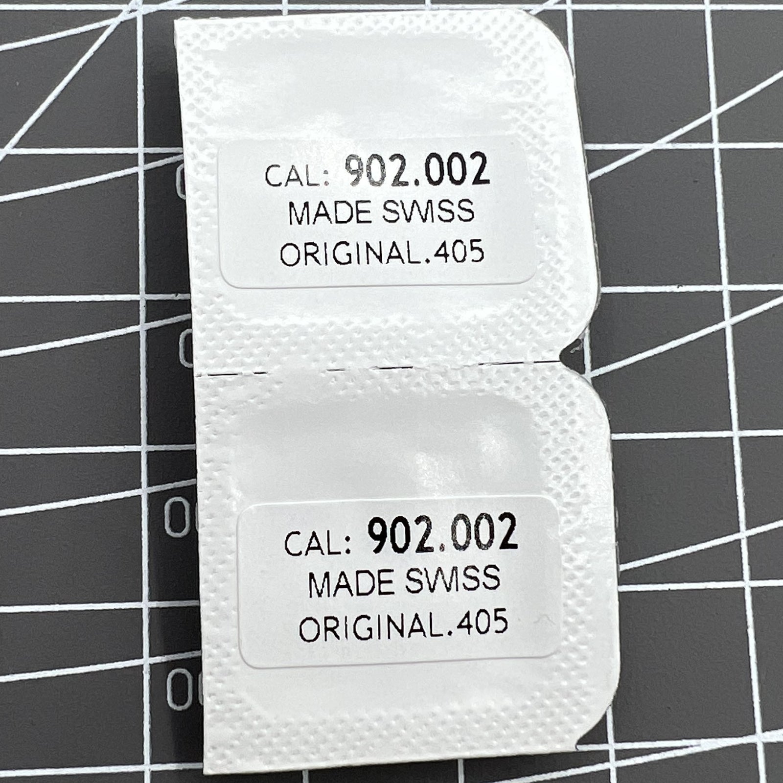1. Set of 5 original .405 watch stems for ETA 902.002 movement, perfect accessory replacement.  