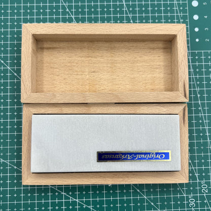 Pierre Arkansas rectangulaire Horotec MSA16.051, fabriquée en Suisse, dans un coffret en bois 