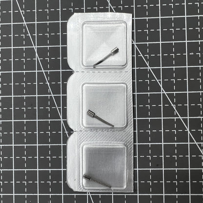 2 Stück Verlängerungsstiele aus Schweizer Edelstahl 1 2mm auf 0 9mm Anschluss