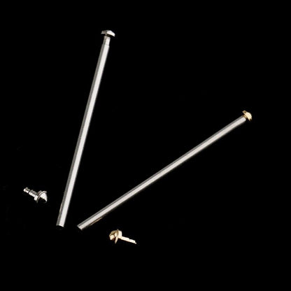 200PCS watch strap screws and link pins kit, assorted 10-28mm sizes for repair tasks.