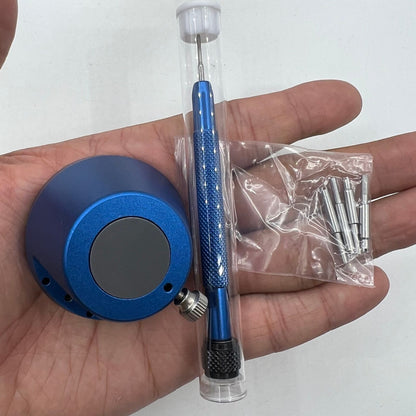 RICHARD MILLE stainless steel watch screwdriver set with multiple precision tips for RM watches.