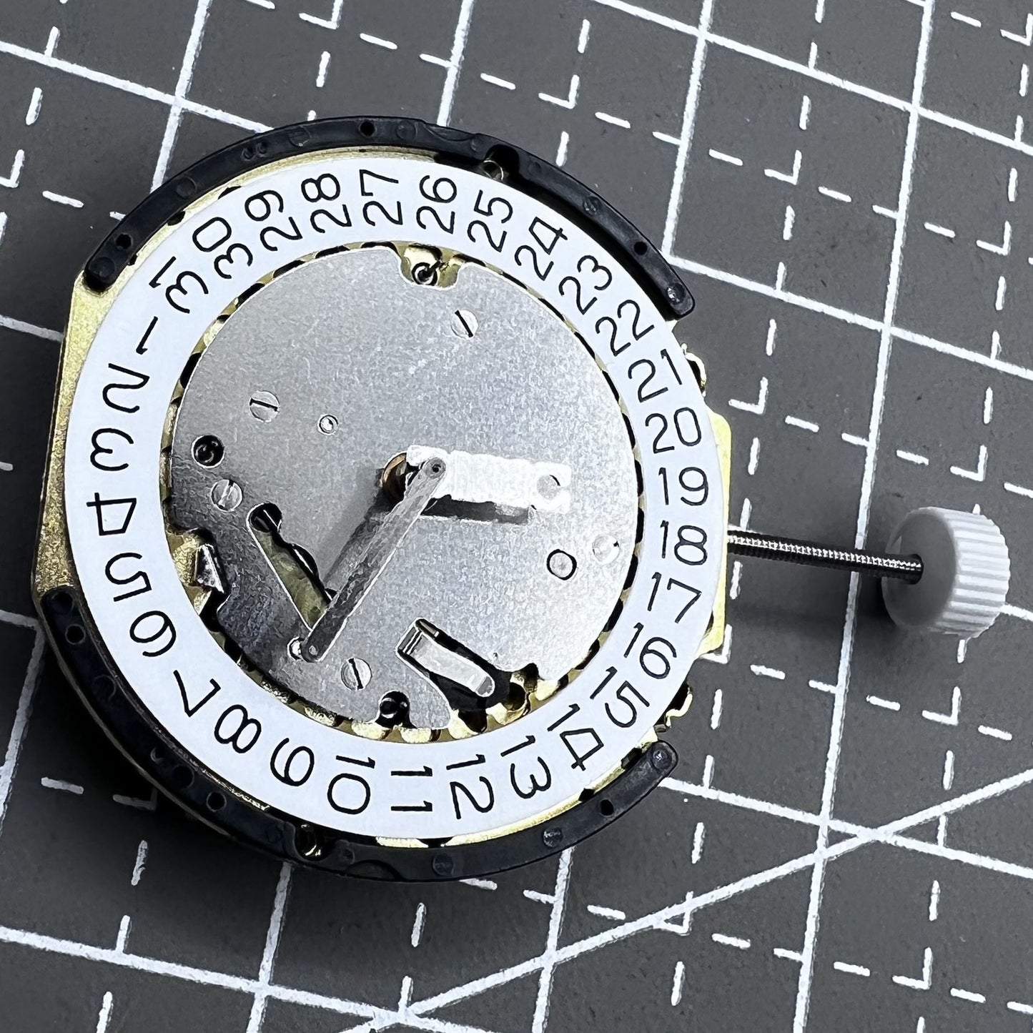 Montre à quartz suisse Ronda 3540D 3540.D, mouvement date à 3 heures