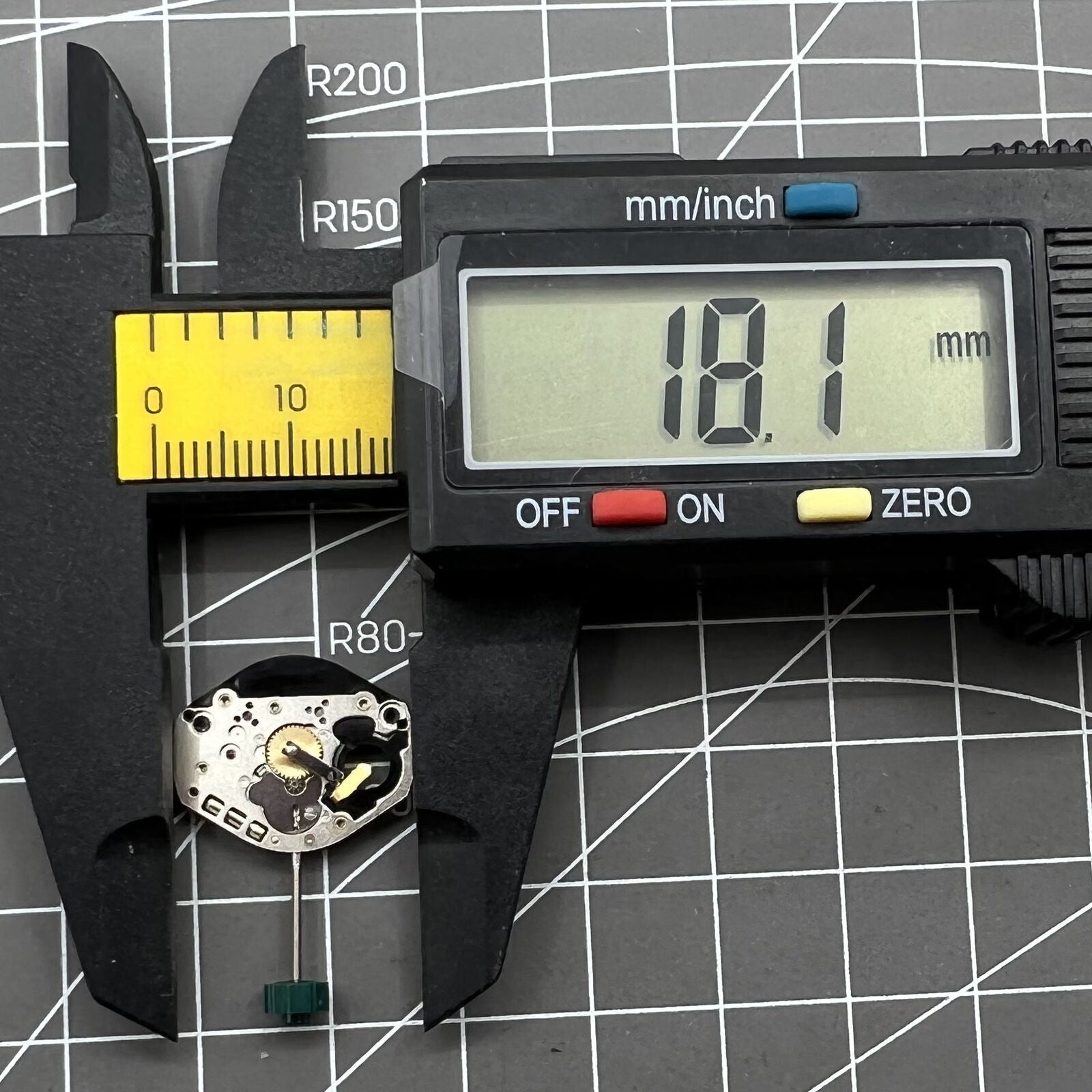 Swiss-made Ronda 1064 quartz watch movement for precise timekeeping, ideal for watch repairs and accessories.