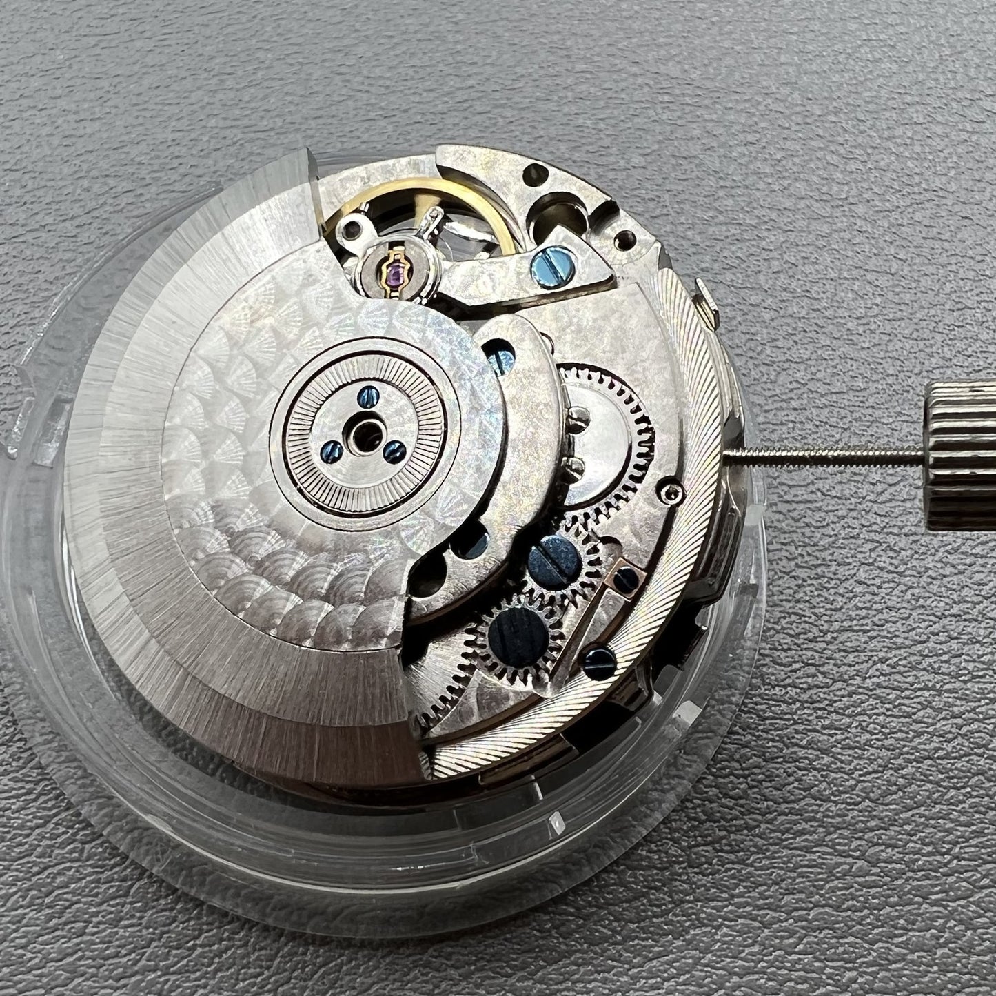 Seagull ST2503 automatic watch movement showcasing perpetual calendar and mechanical precision.