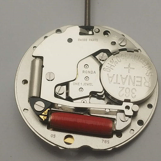 Montre à quartz Ronda 785 à 3 aiguilles, date à 3/6