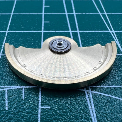 Sea Wave golden rotor featuring intricate carvings, compatible with Miyota NH35 NH36 watch movements.