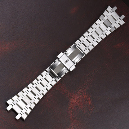 41MM stainless steel watch case and strap with VK63 movement and sapphire glass.