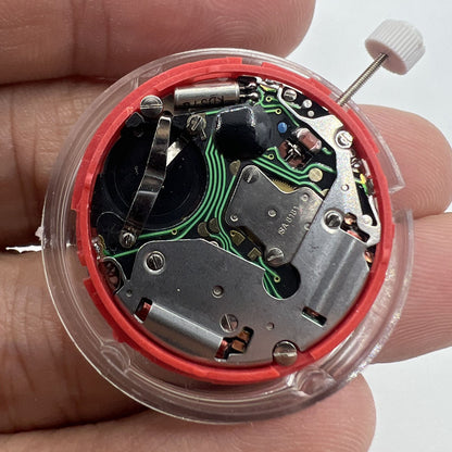 ISA 8181 Swiss quartz watch movement with single calendar and multifunction features by ISA for accurate timekeeping.