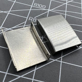 9 Sizes 18 PIECES 3 Folded Watch Strap Bracelet Buckles Silver Extender