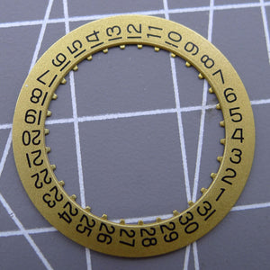 Generic Golden Date Disk Date Wheel New for ETA 2834 2836 2846 Movement