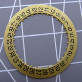 Generic Golden Date Disk Date Wheel New for ETA 2834 2836 2846 Movement